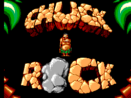 Title screen of Chuck Rock