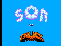 Title screen of Chuck Rock II - Son of Chuck