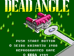 Title screen of Dead Angle