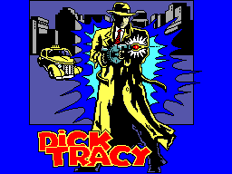 Title screen of Dick Tracy