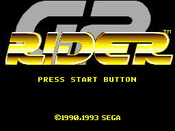 Title screen of GP Rider