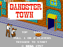 Title screen of Gangster Town