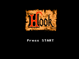Title screen of Hook