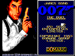 Title screen of James Bond 007 - The Duel