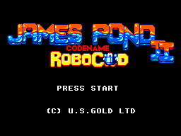 Title screen of James Pond 2 - Codename RoboCod