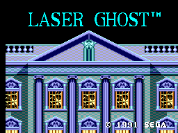 Title screen of Laser Ghost
