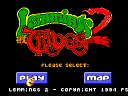 Lemmings 2 - The Tribes box art