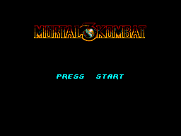 Title screen of Mortal Kombat 3