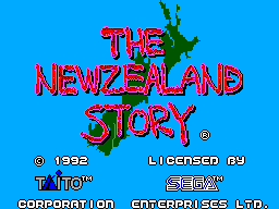 Title screen of The NewZealand Story