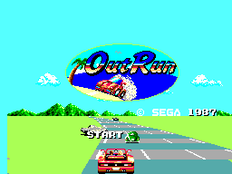 Title screen of OutRun