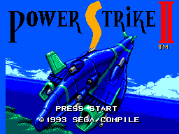 Title screen of Power Strike II