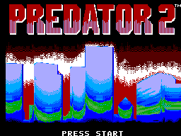 Title screen of Predator 2