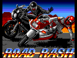 Title screen of Road Rash