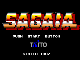 Title screen of Sagaia