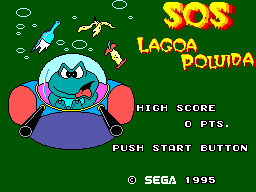 Title screen of Sapo Xule - S.O.S. Lagoa Poluida