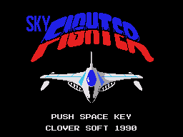 Title screen of Sky Fighter