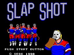 Title screen of Slap Shot