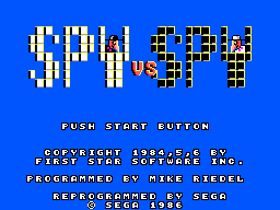 Title screen of Spy vs Spy