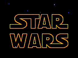 Title screen of Star Wars