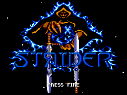 Title screen of Strider II