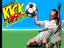 Title screen of Super Kick Off