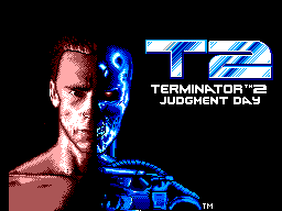 Title screen of Terminator 2 - Judgment Day