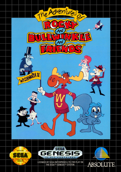 The Adventures of Rocky and Bullwinkle and Friends box art