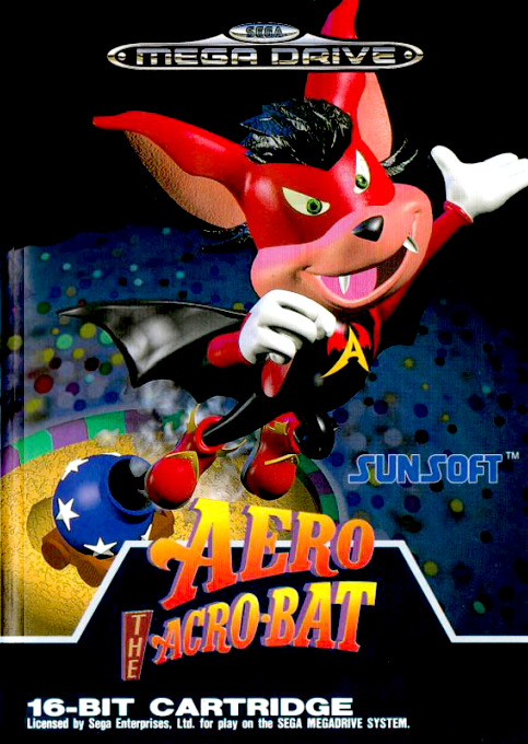 Aero the Acro-Bat box art