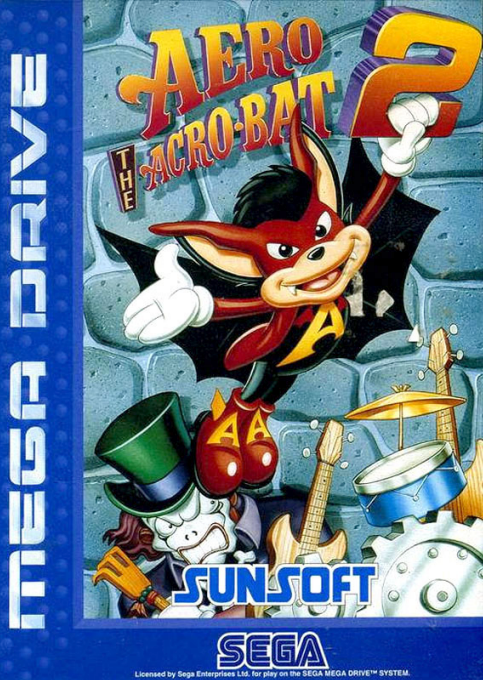 Aero the Acro-Bat 2 box art