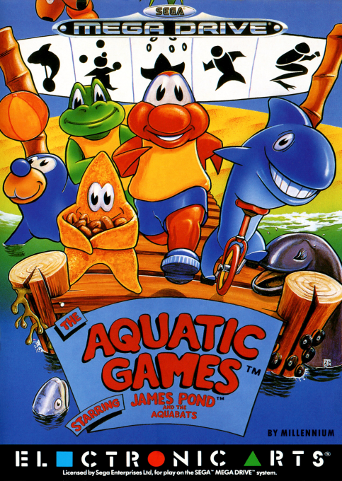 The Aquatic Games Starring James Pond and the Aquabats box art