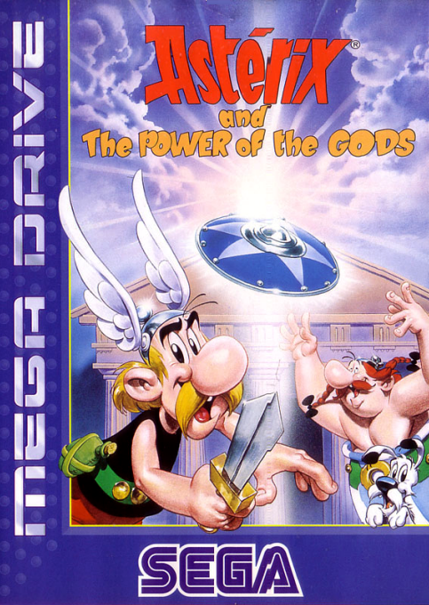 Carátula de Asterix and the Power of the Gods Mega Drive PAL España