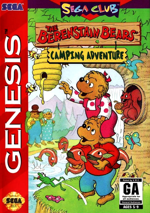 The Berenstain Bears' Camping Adventure box art