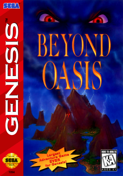 Beyond Oasis box art