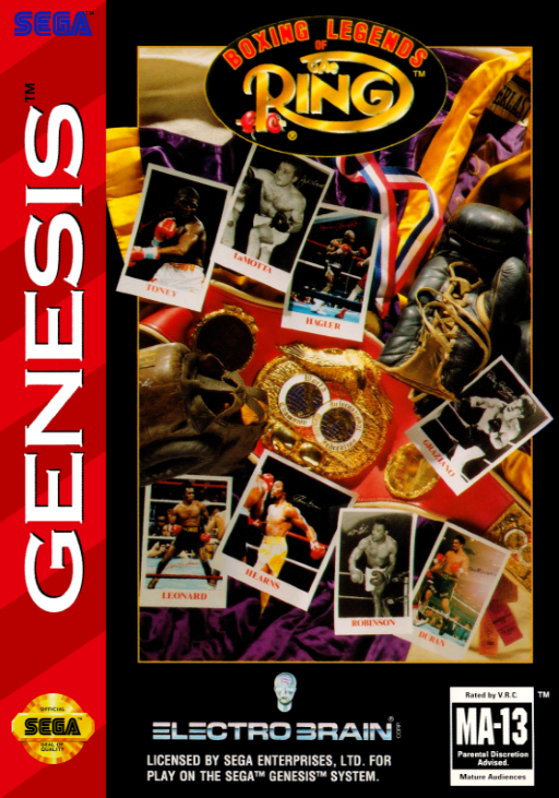 Boxing Legends of the Ring box art
