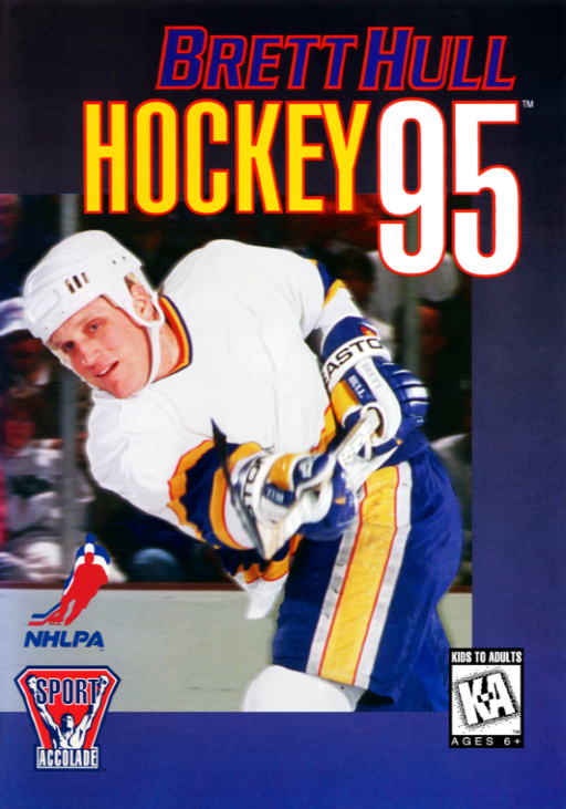 Brett Hull Hockey 95 box art