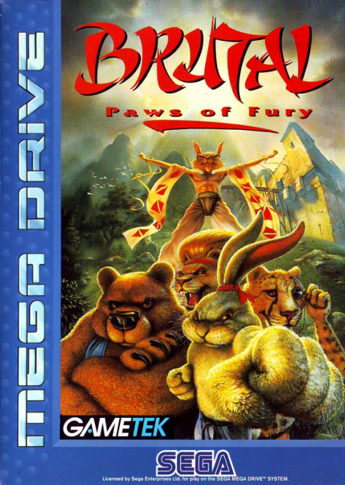 Brutal - Paws of Fury box art