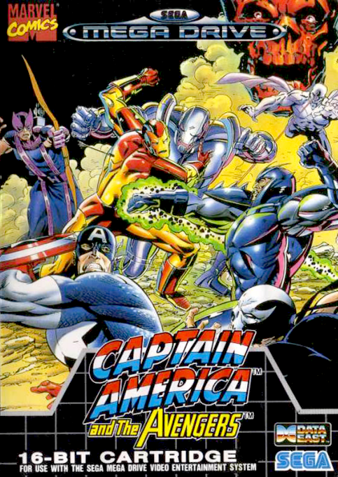 Captain America and the Avengers box art