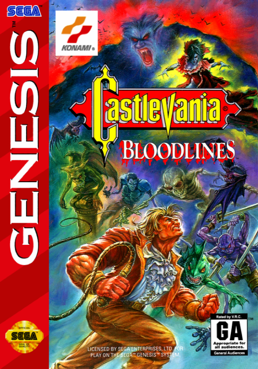 Castlevania: Bloodlines box art