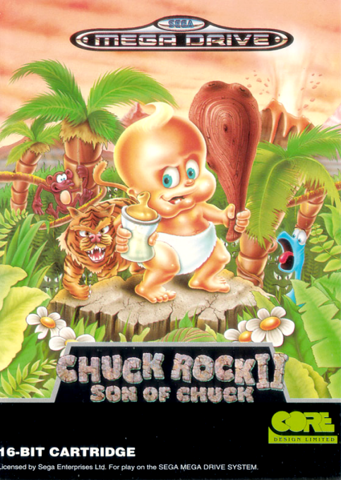 Chuck Rock II - Son of Chuck box art
