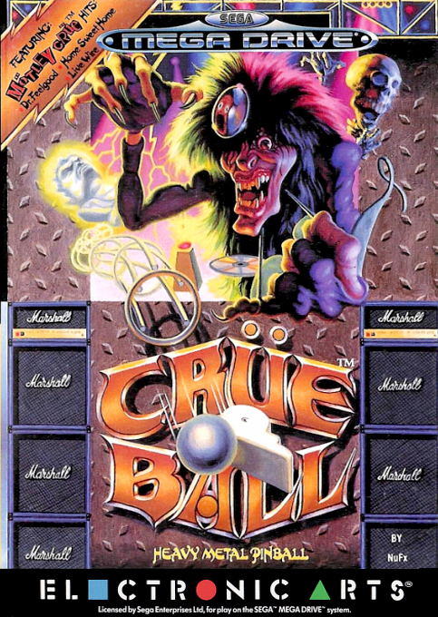 Crue Ball - Heavy Metal Pinball box art