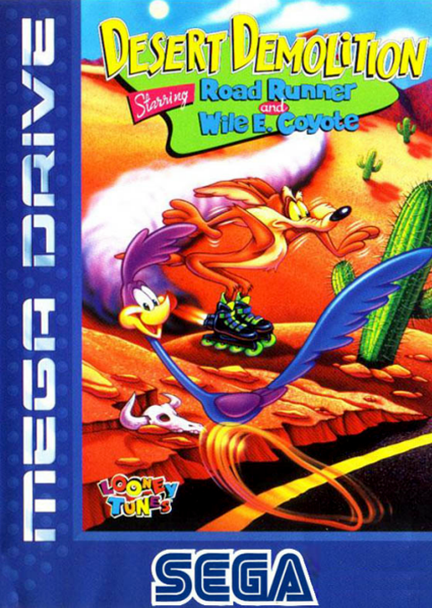 Desert Demolition Starring Road Runner and Wile E. Coyote box art