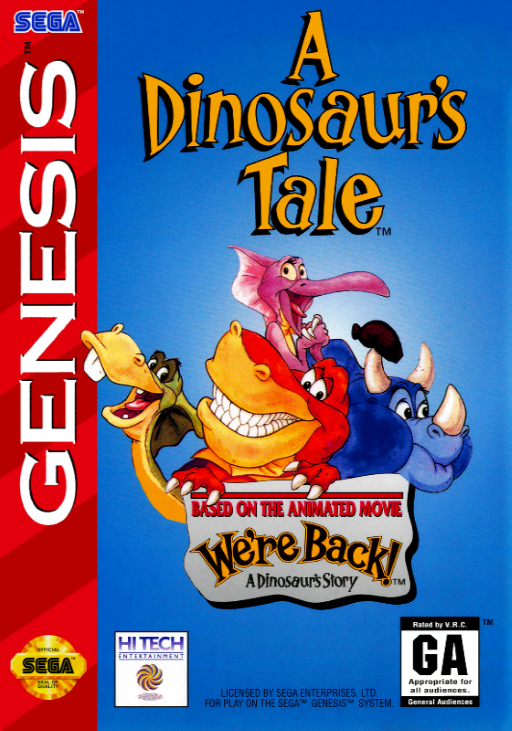 A Dinosaur's Tale box art