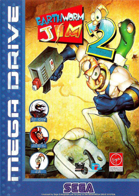Earthworm Jim 2 box art