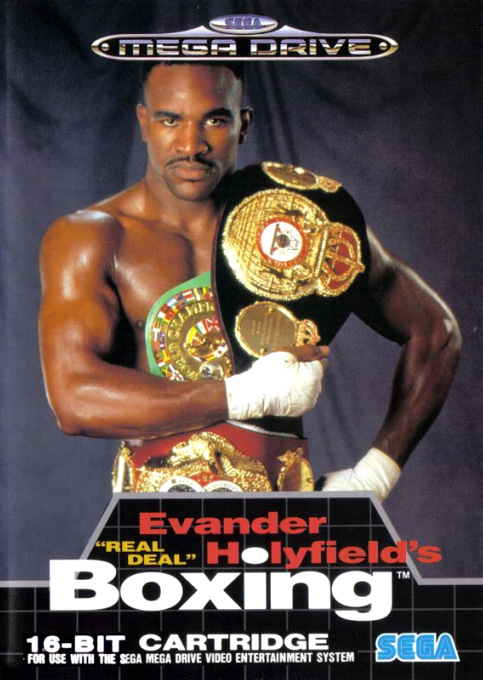 Evander Holyfield's 'Real Deal' Boxing box art