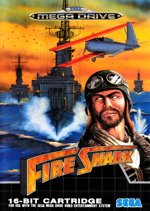 Fire Shark box art