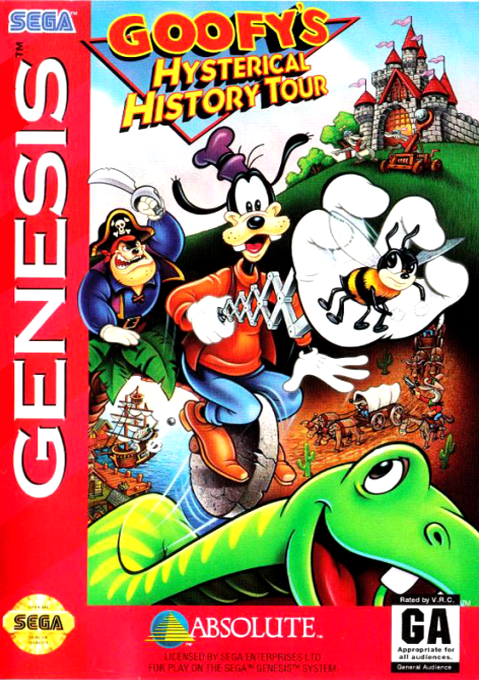 Goofy's Hysterical History Tour box art