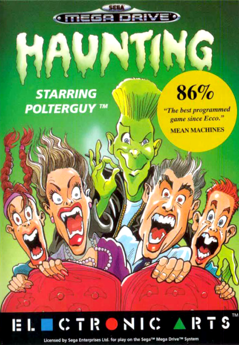 Haunting Starring Polterguy box art