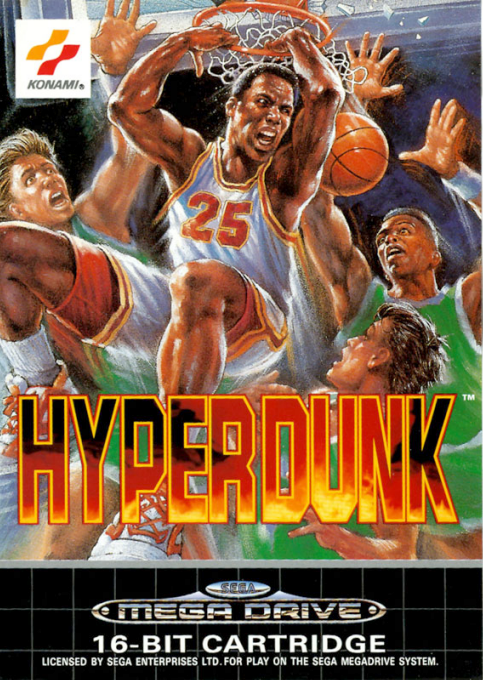 Carátula de Hyperdunk Mega Drive PAL España