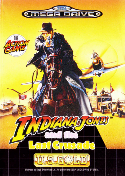 Indiana Jones and the Last Crusade box art