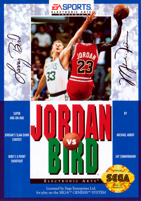 Jordan vs Bird - One on One box art